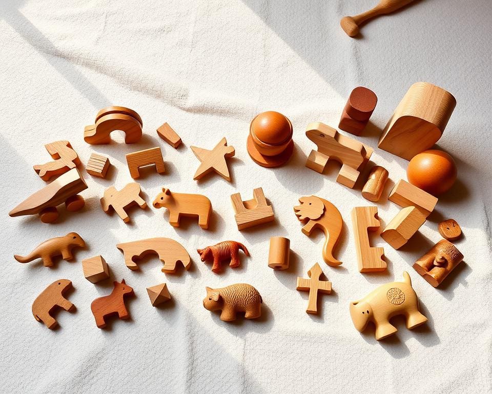 Natürliches Spielzeug aus Holz