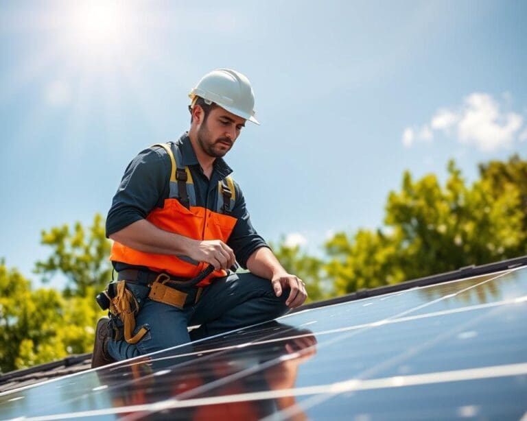 Solartechniker: Installation von Solaranlagen