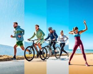 Sportbekleidung für jede Wetterlage testen