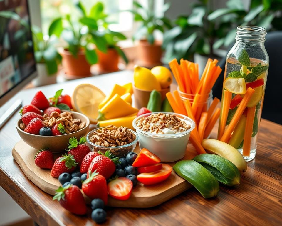 Tipps für gesundes Snacking am Arbeitsplatz