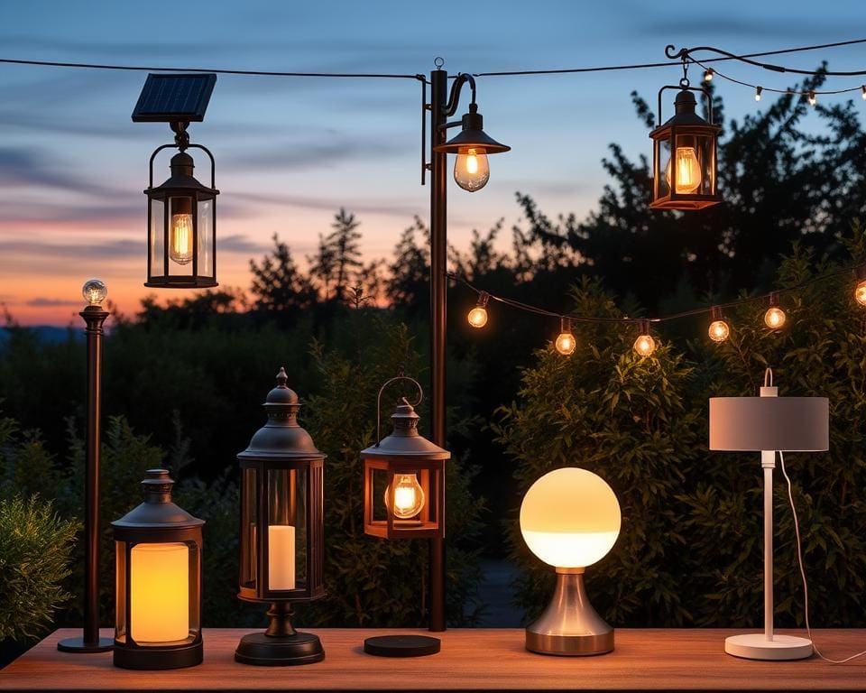 Verschiedene Arten von Outdoor-Lampen