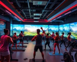 Virtuelle Fitnesskurse für High-Intensity-Training