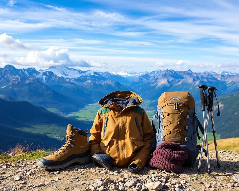 essenzielle Outdoor-Ausstattung