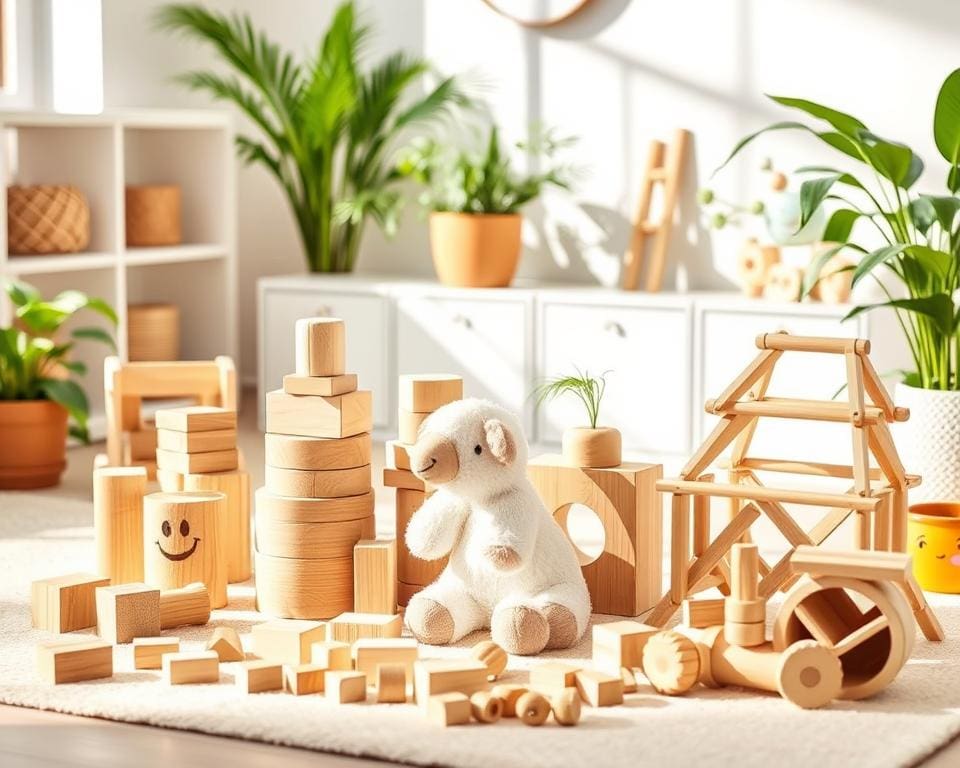 ökologisches Spielzeug aus natürlichen Materialien