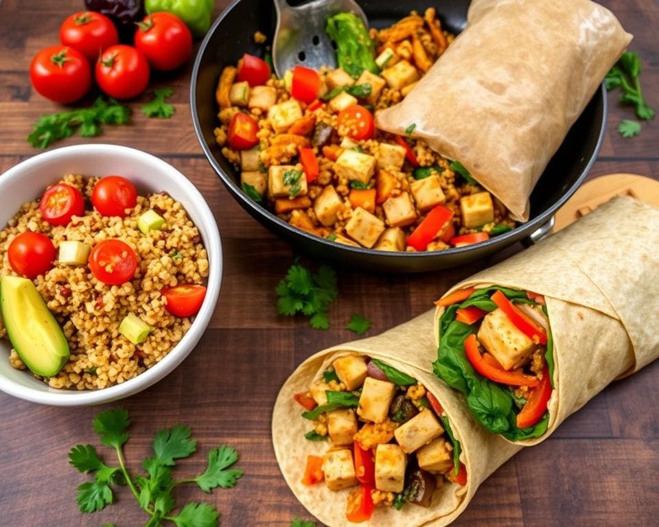 vegane Abendessen in Eile