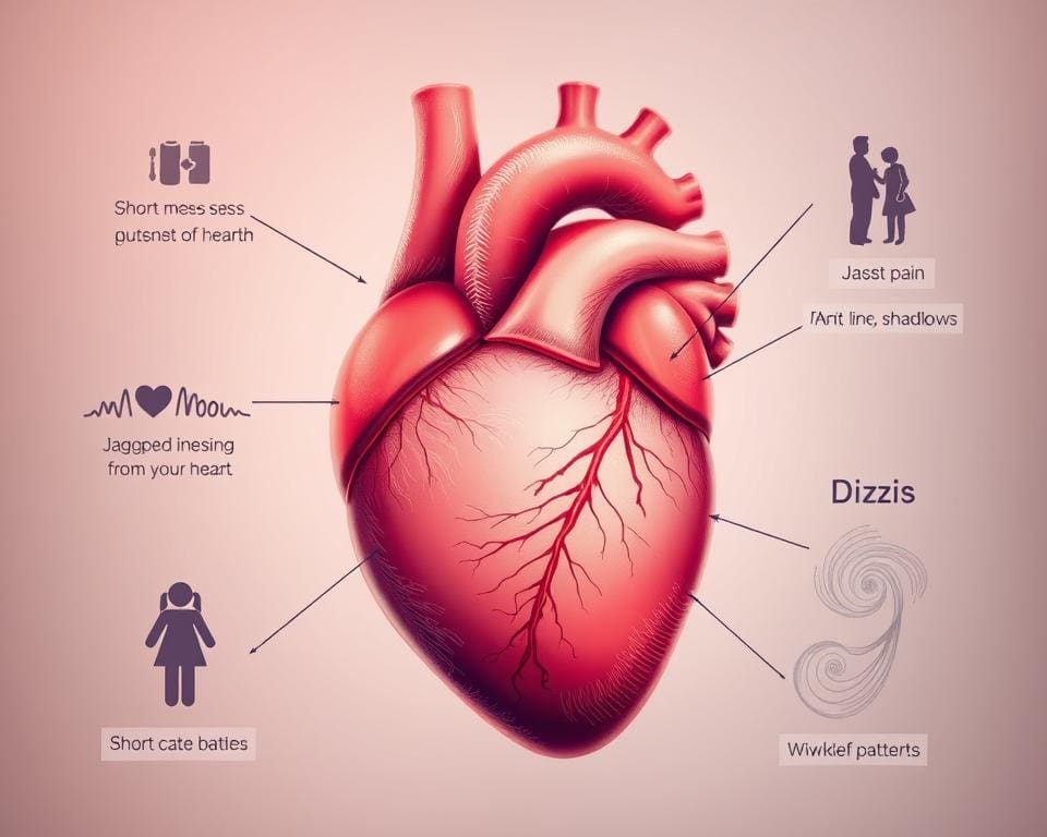 Anzeichen für Herzerkrankungen