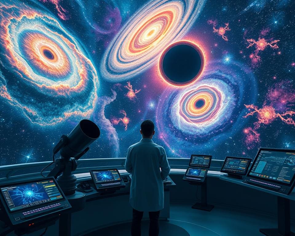 Astrophysiker Forschung zu Schwarzen Löchern und Galaxien