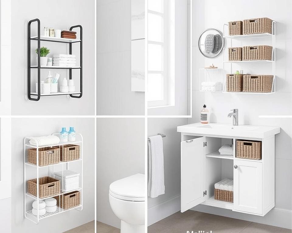 Aufbewahrungslösungen für kleine Badezimmer