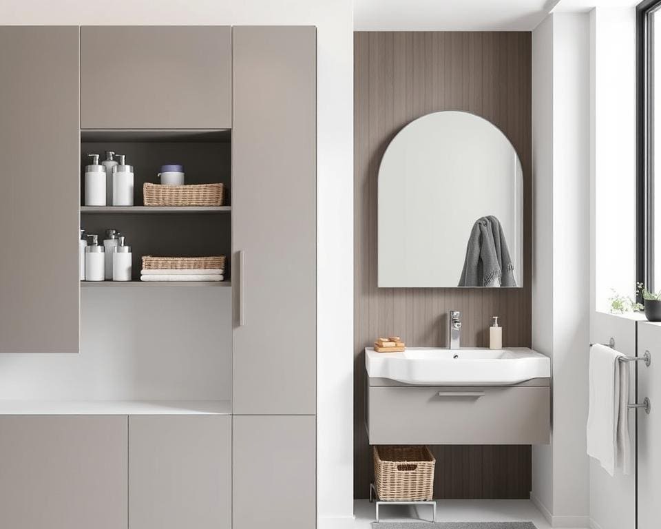 Aufbewahrungslösungen für moderne Badezimmer