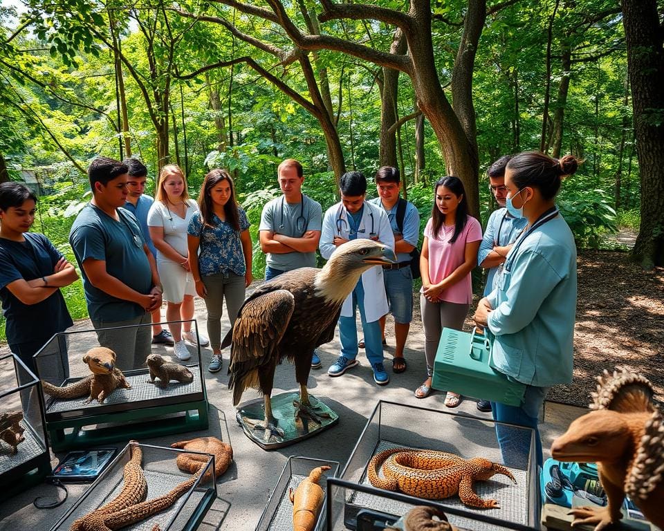 Ausbildung von Tierärzten für Wildtiere