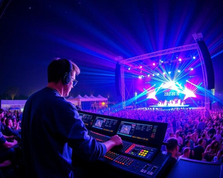 Beleuchtungstechniker: Lichtkonzepte für große Veranstaltungen