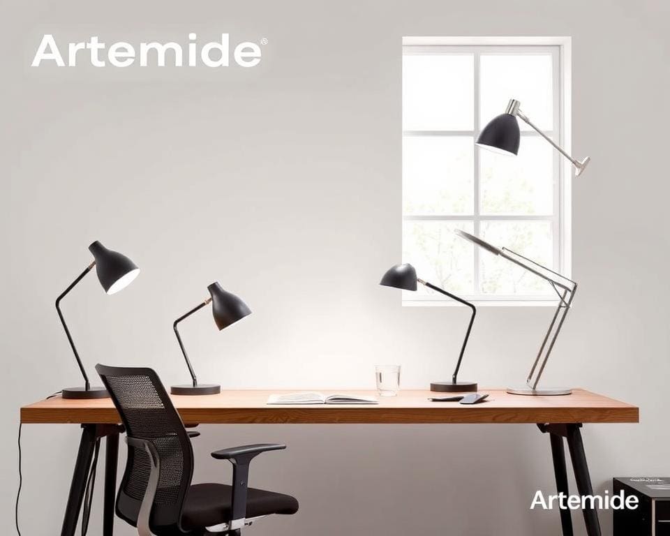 Design-Schreibtischlampen von Artemide Design-Schreibtischlampen von Artemide