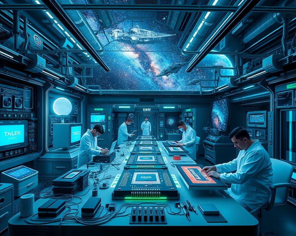 Die Entwicklung von Chips für die Raumfahrt