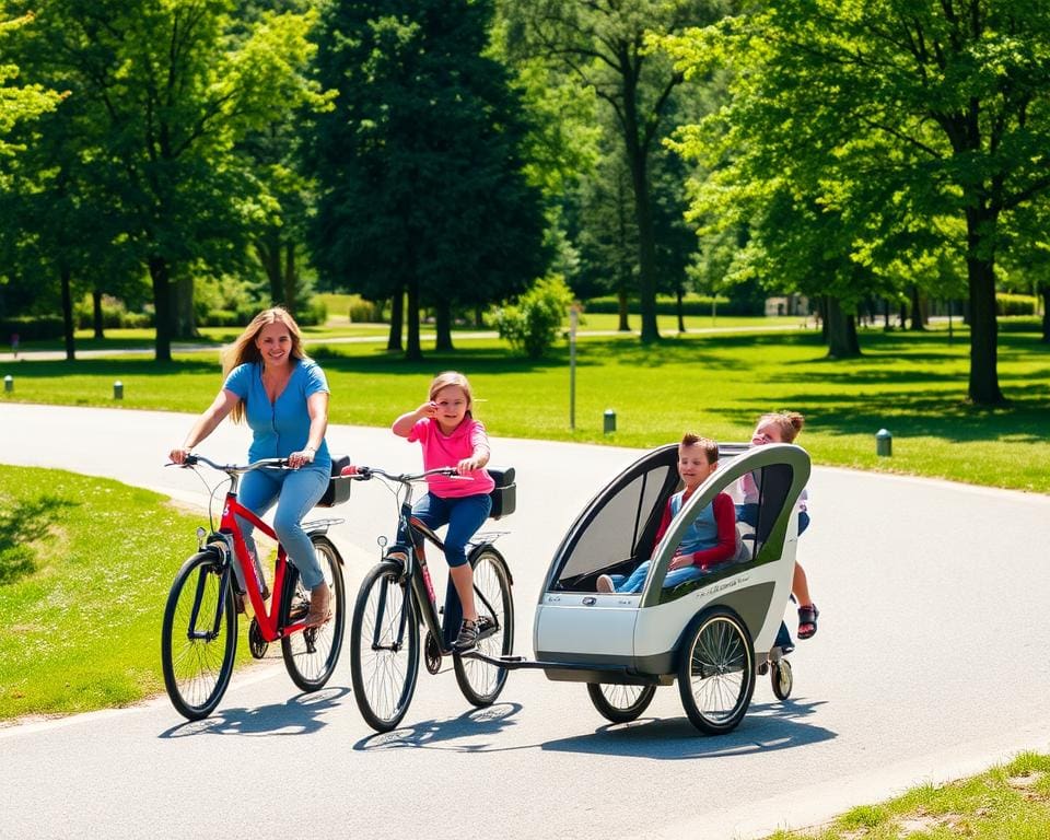 Elektrische Fahrradanhänger: Komfort für Familien