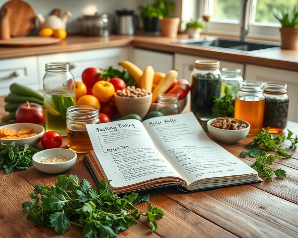 Ernährungsplan für Fasten für Anfänger