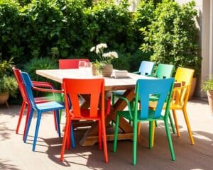 Esszimmerstühle von Fermob: Farbenfrohe Highlights