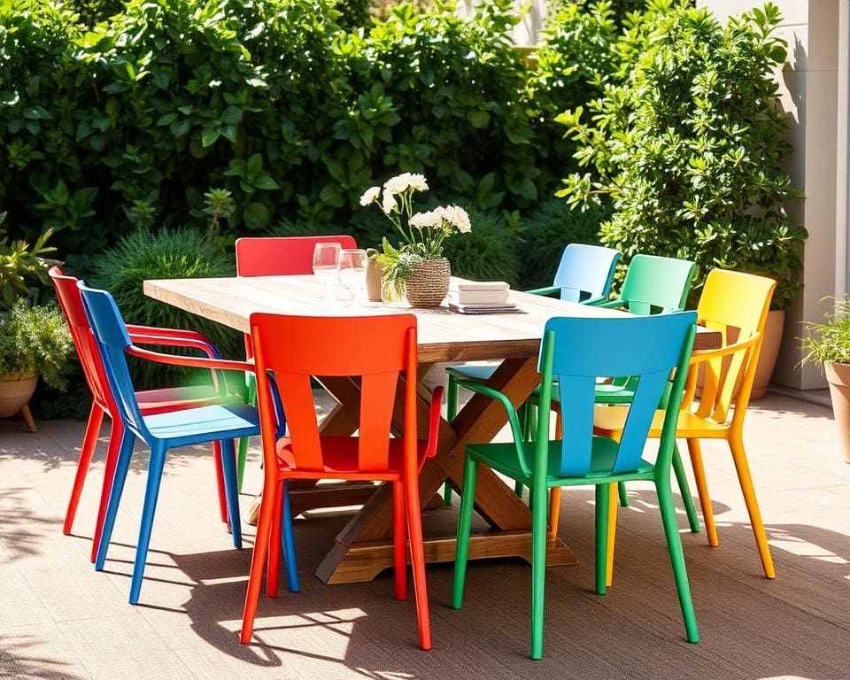 Esszimmerstühle von Fermob: Farbenfrohe Highlights