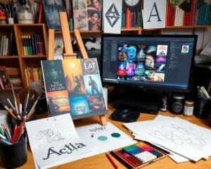 Grafikdesigner für Bücher: Kreative Cover, die Geschichten erzählen