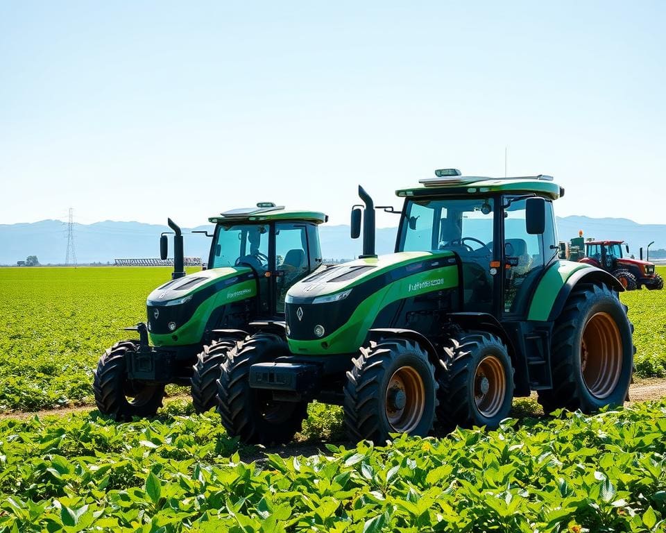 Hybrid-Traktoren für die Landwirtschaft von morgen