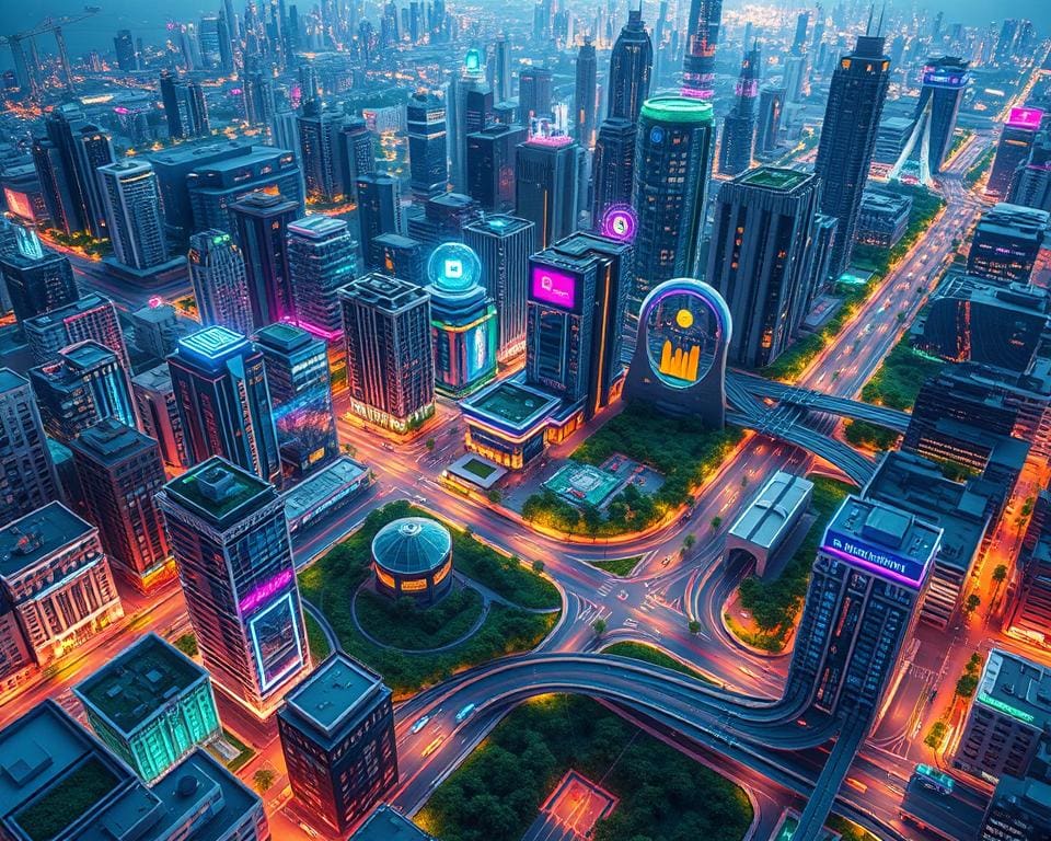 Integration digitale Zwillinge in Stadtpläne