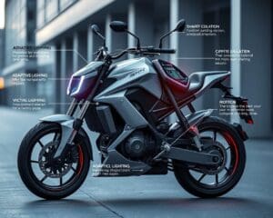 Intelligente Sicherheitsfeatures für Motorräder