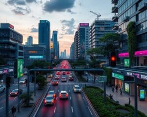 Intelligente Verkehrsmanagementsysteme für Großstädte