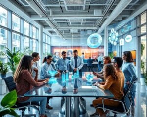 Können holografische Anzeigen die Zusammenarbeit in Büros fördern?