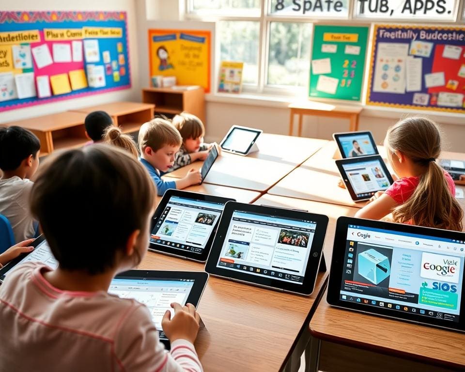 Lernplattformen für iPads im Bildungssektor