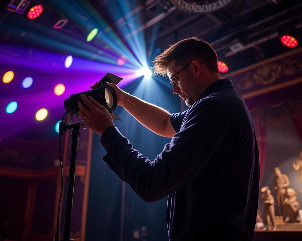 Lichttechniker: Perfekte Beleuchtung für Film und Theater schaffen