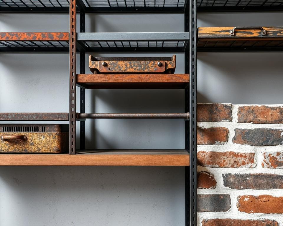 Materialien für Metallregale