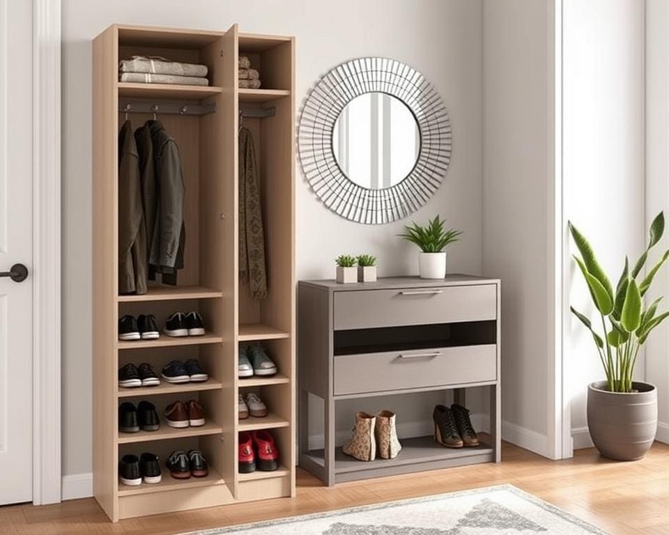 Moderne Schuhschränke für kleine Eingangsbereiche