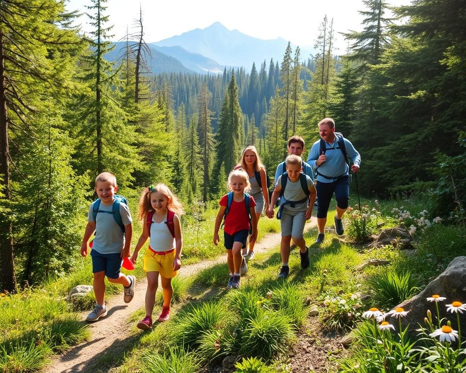 Naturerlebnisse bei Familienaktivitäten