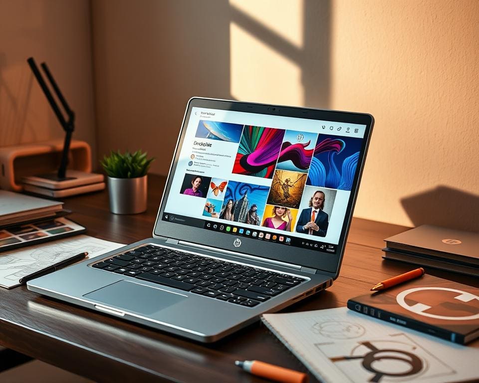 Notebook für Grafikdesign