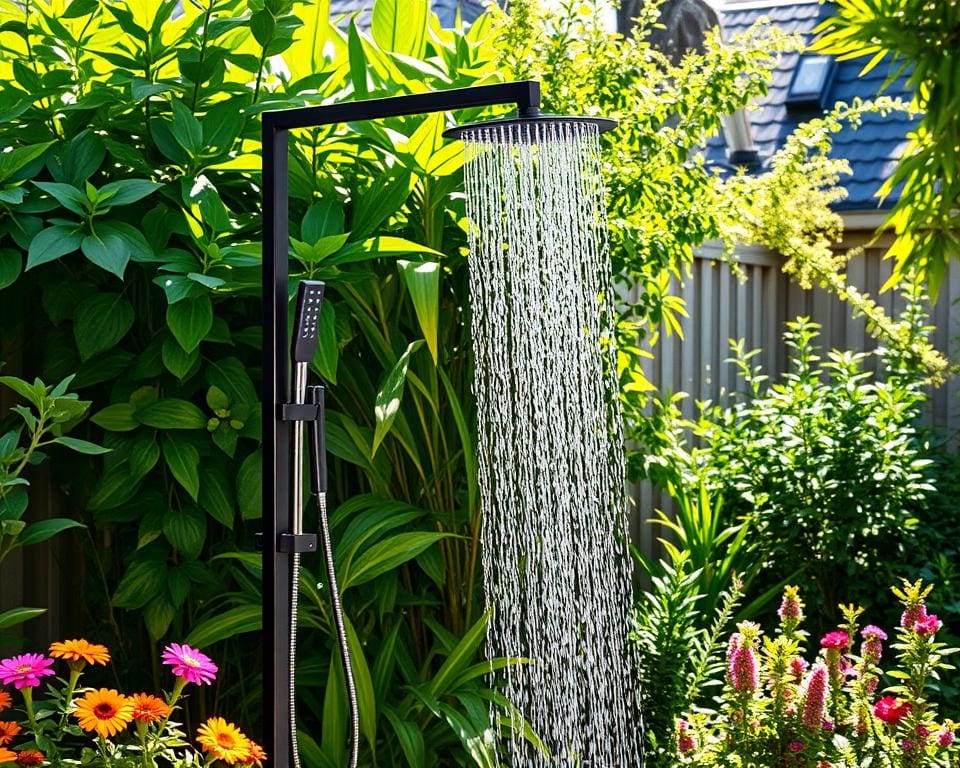 Outdoor-Duschsysteme für heiße Sommertage
