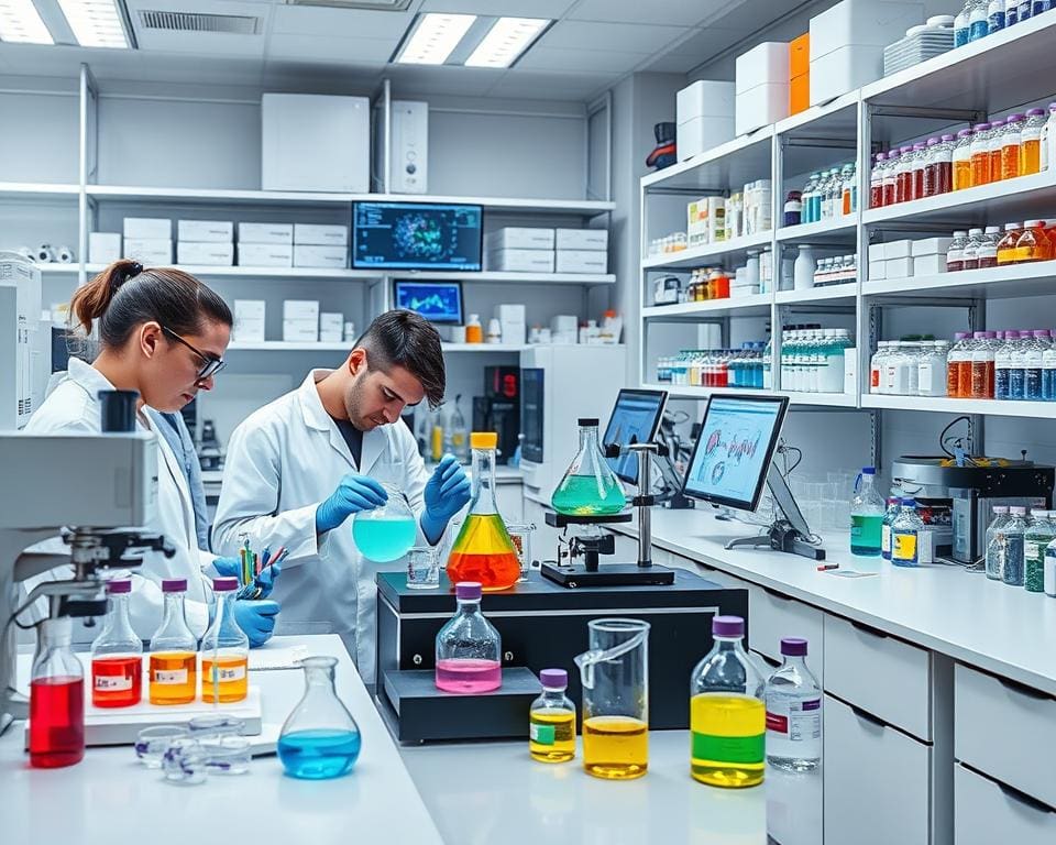 Produktentwicklung und Qualitätskontrolle