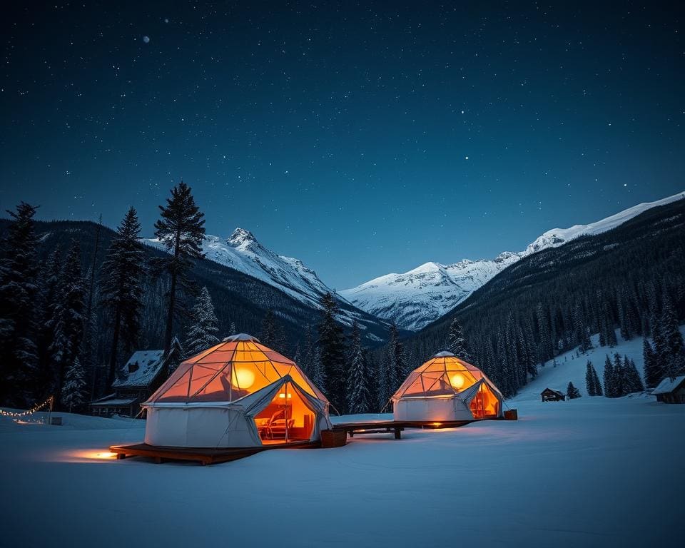 Ramsau: Winter-Glamping unter den Sternen