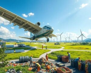 Recycling in der Luftfahrt: Materialien der Zukunft