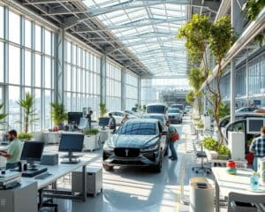 Recyclingfähige Materialien in der Fahrzeugproduktion