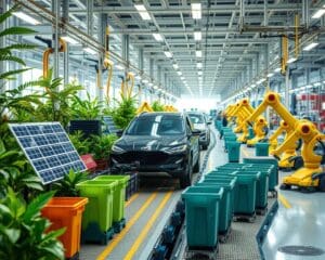 Recyclingfreundliche Produktion im Fahrzeugbau