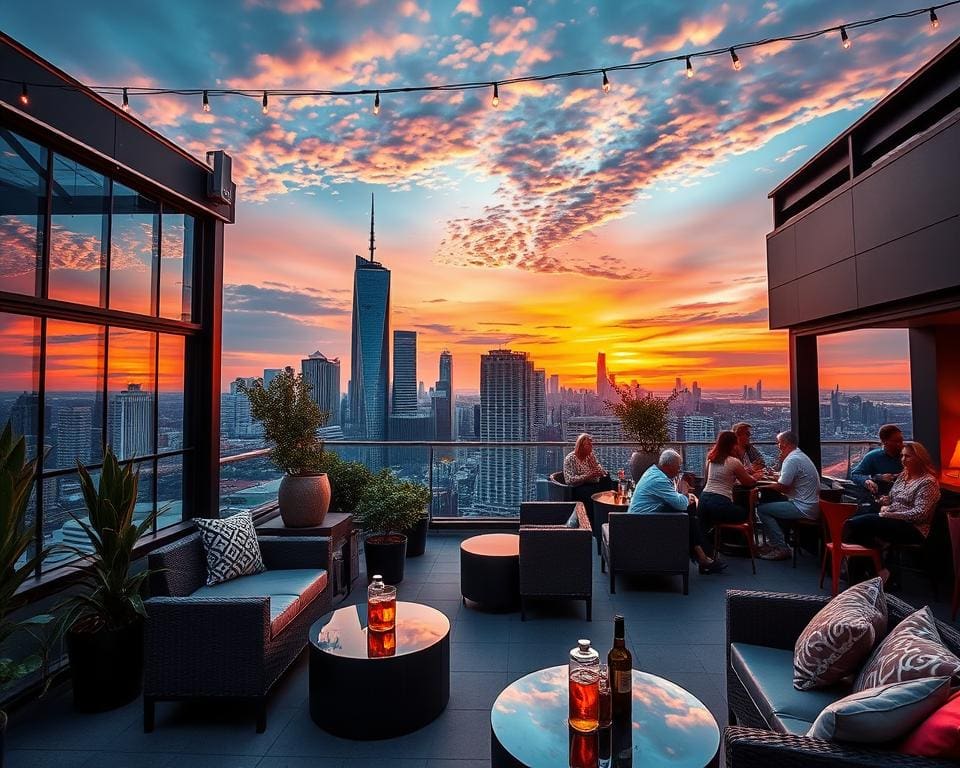 Rooftop Bars in Städten