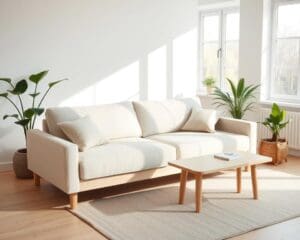 Schlafsofas im skandinavischen Stil