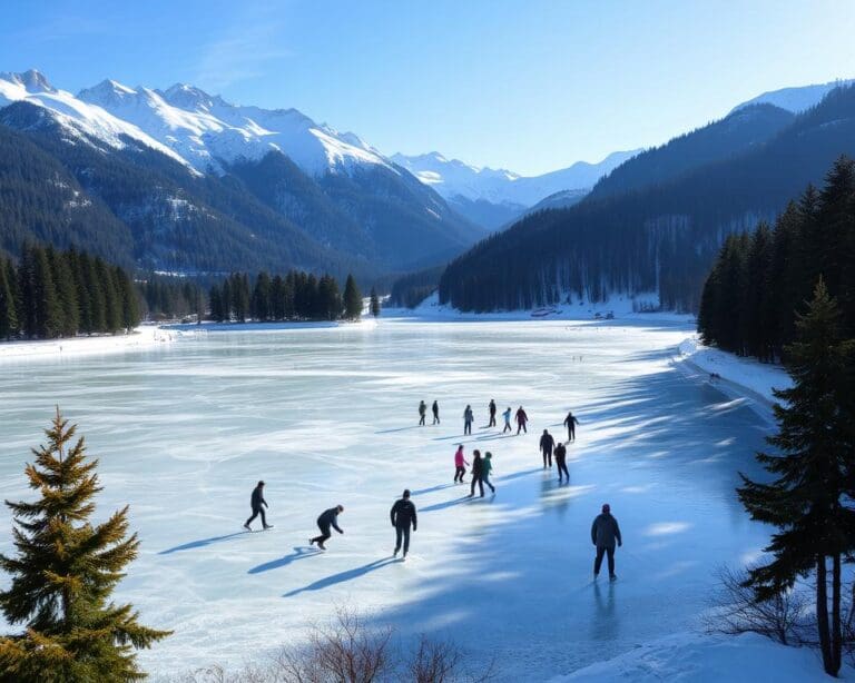 Schliersee: Eislaufen auf alpinen Naturseen