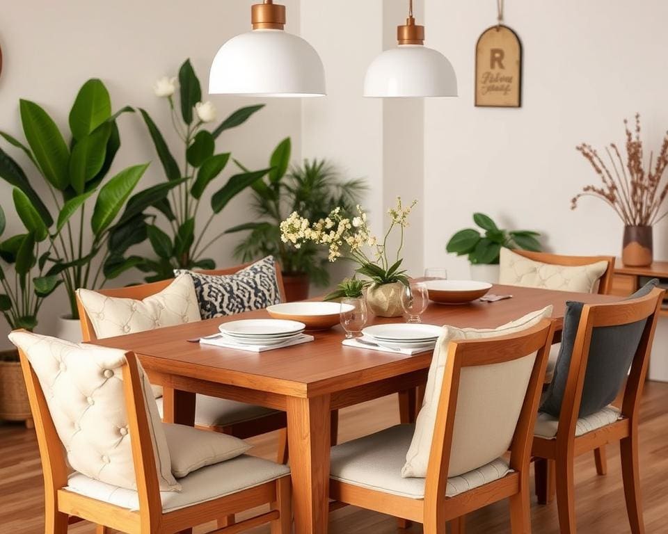 Sitzkissen aus Baumwolle für gemütliche Esszimmer Sitzkissen aus Baumwolle für gemütliche Esszimmer