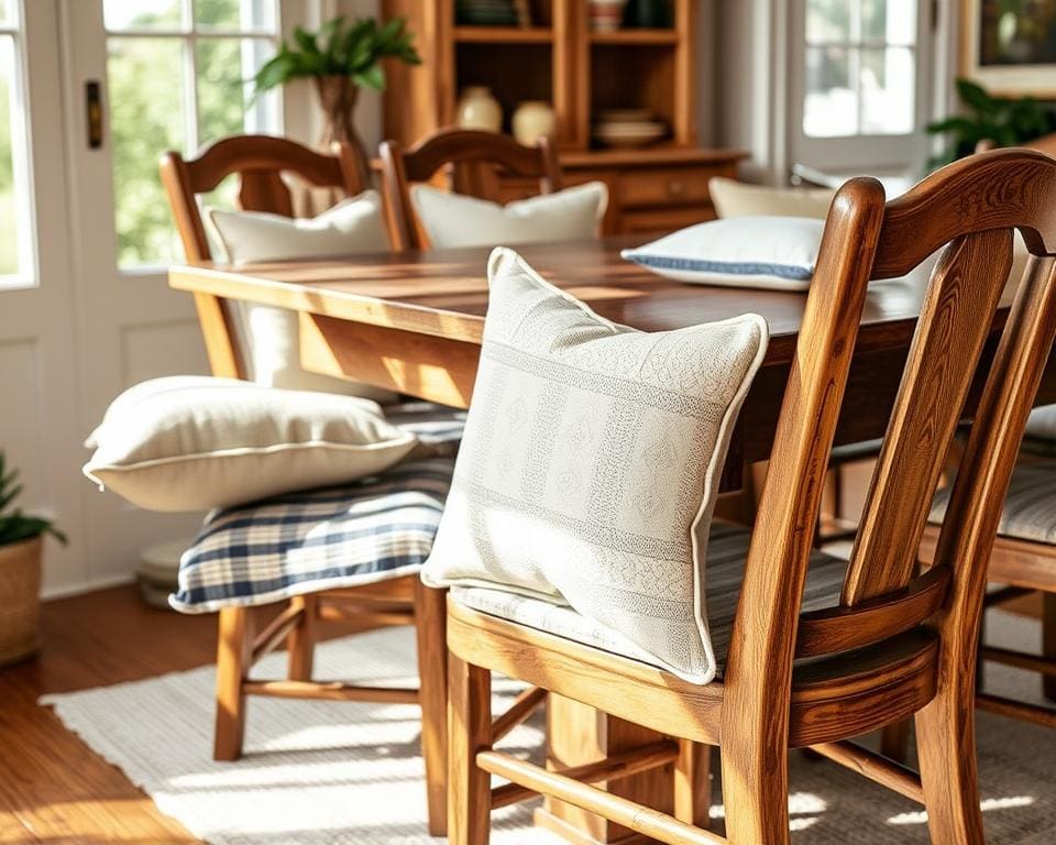Sitzkissen aus Baumwolle für gemütliche Esszimmer