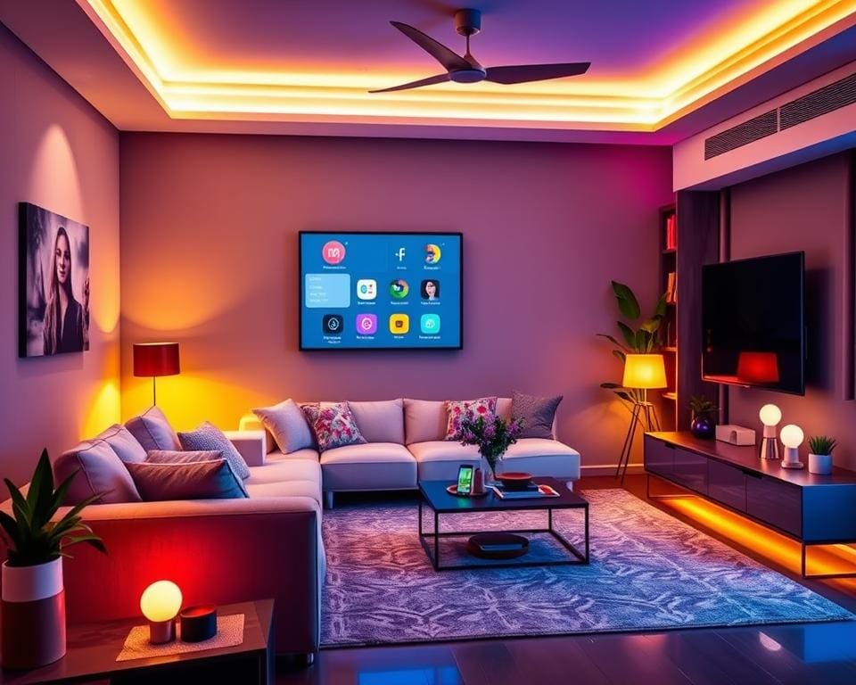Smarte Beleuchtung für das vernetzte Zuhause