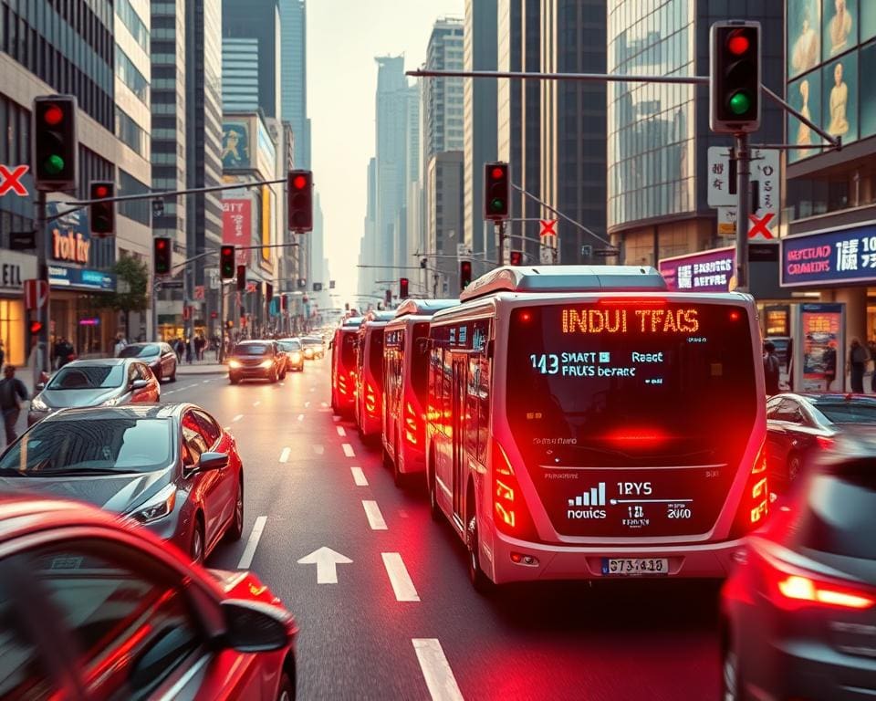 Smarte Verkehrslenkung für Busflotten