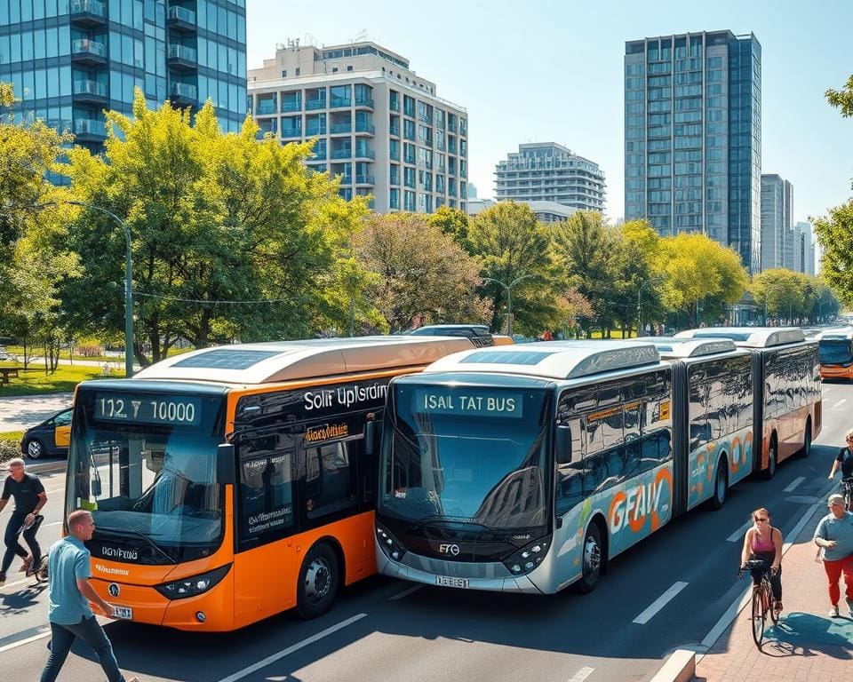 Solarbetriebene Stadtbusse: Energieeffizient und umweltfreundlich