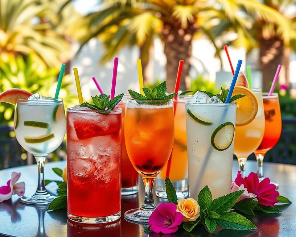 Sommerdrinks mit frischen Zutaten