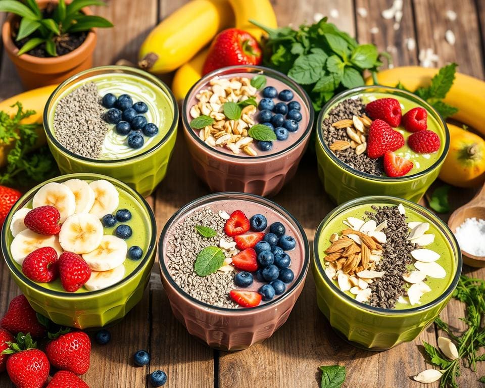 Superfoods in Smoothie-Bowls