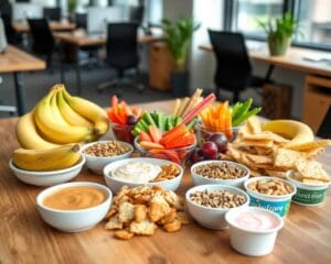 Tipps für gesunde Snacks für unterwegs oder im Büro